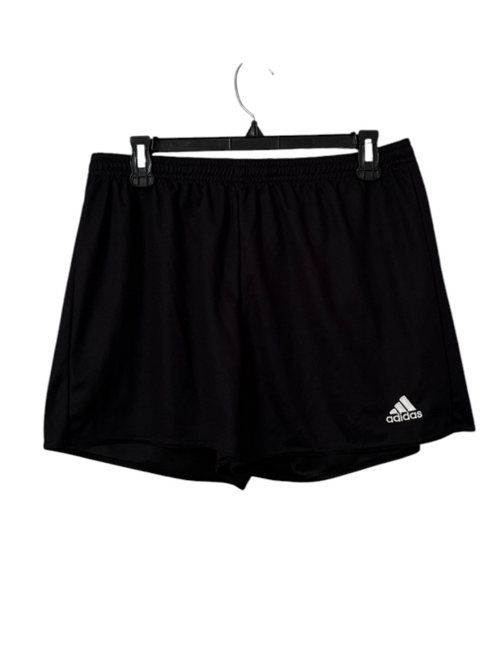 Adidas Black & White Logo Athletic Shorts